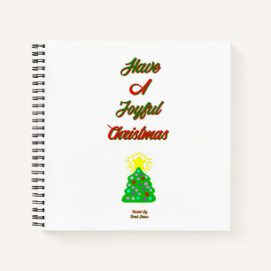Joyful Christmas Spiral Notebook