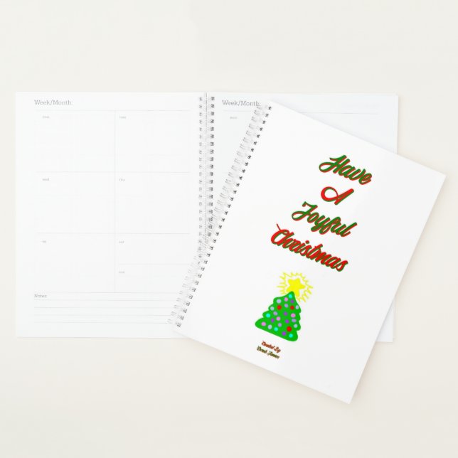 Joyful Christmas Standard Planner (Display)