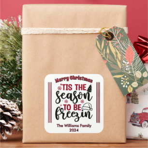 Joyful Christmas Stickers for Celebration