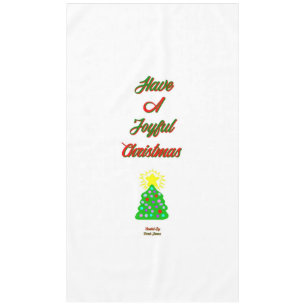 Joyful Christmas Tablecloth
