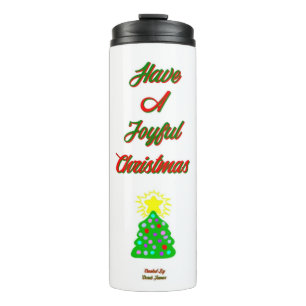 Joyful Christmas Thermal Tumbler
