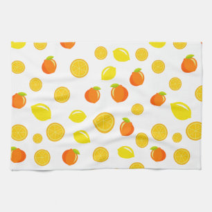 Joyful Citrus: Lemons & Oranges Kitchen Towel