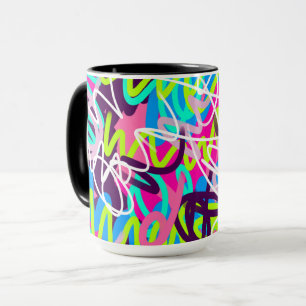 Joyful Colours Modern Abstract Mug
