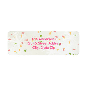 Joyful Confetti - Address Label
