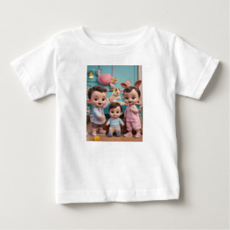 Joyful Crew: The Adorable Babies Gang Baby T-Shirt
