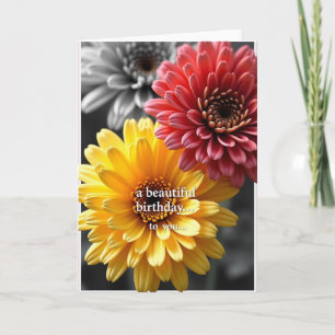 Joyful Daisy Birthday Card