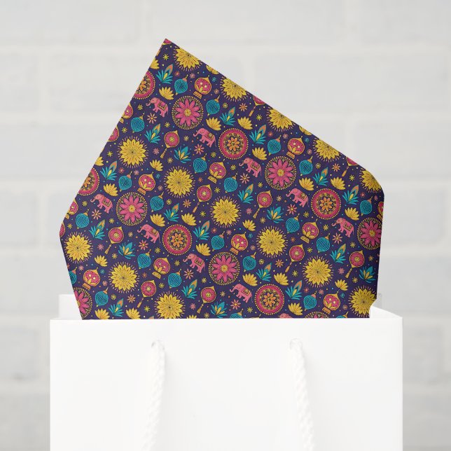Joyful Diwali Festival Tissue Paper (Gift Bag)
