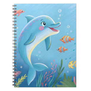 Joyful Dolphin Moments Notebook