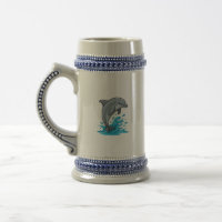 Joyful Dolphin Splash - Mug