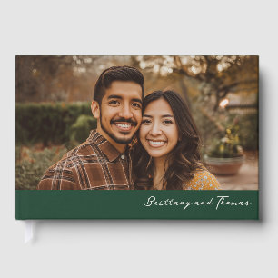Joyful Earthy Natural Photo Guest Book