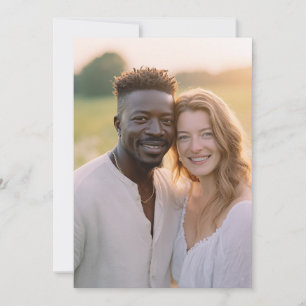 Joyful Earthy Natural Photo Invitation