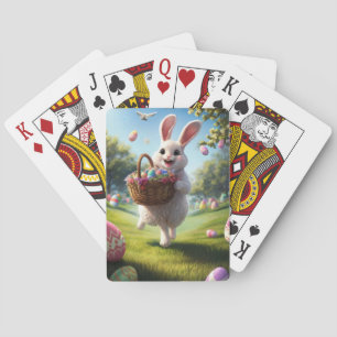 Joyful  Easter Bunny Playing Cards