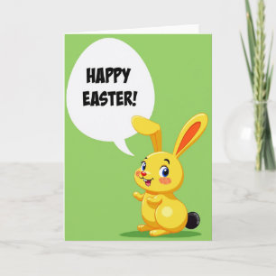 Joyful Easter Rabbit Card