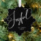 Joyful | Elegant Script Black Christmas
