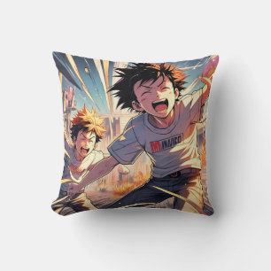 Joyful Escape Throw Pillow