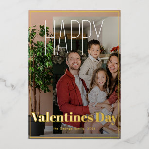 Joyful Family Holiday PhotoPop Holiday Card