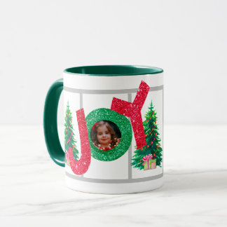 Joyful Family Moments: Custom Baby Photo Christmas Mug