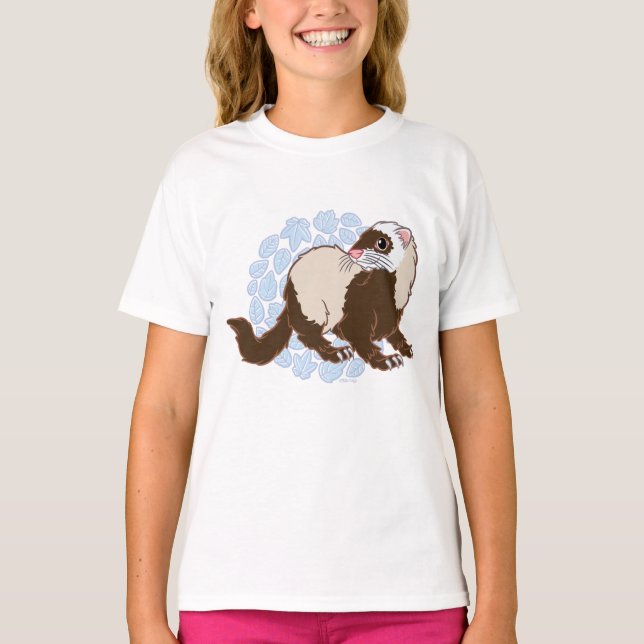 Joyful Ferret T-Shirt (Front)