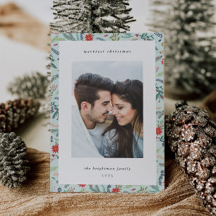 Joyful Foliage Holiday Photo Card