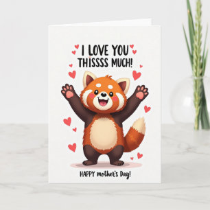 Joyful Furry Mothers Day Card