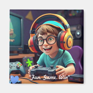 "Joyful Gamepad Moments" Magnet