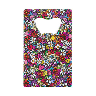Joyful Garden Cooler Credit Card Bottle Opener
