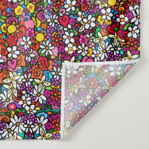 Joyful Garden Groovy  Tapestry