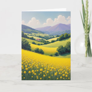 Joyful Golden Blossom Card
