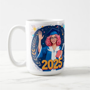 Joyful Graduate of 2025 Celebrating Achievement Coffee Mug