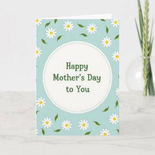 Joyful Graphic Mothers Day Card