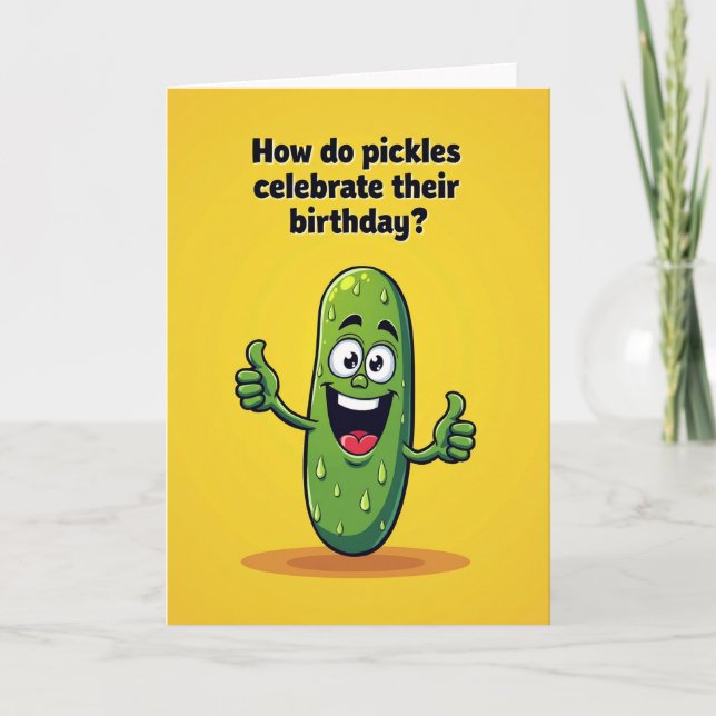Joyful Green Character Card (Front)