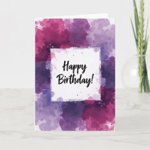 Joyful Hand Lettered Birthday Card