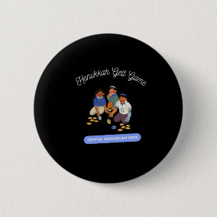 Joyful Hanukkah Kids 2 Inch Round Button
