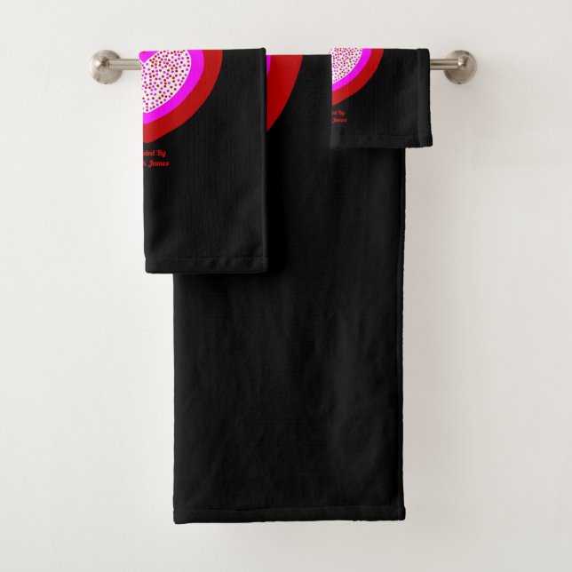 Joyful Heart Bathroom Towel Set (Insitu)
