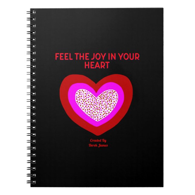 Joyful Heart Photo Notebook (Front)