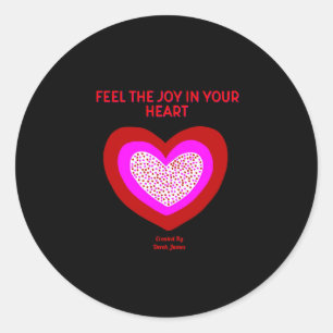 Joyful Heart Round Sticker