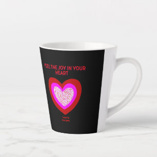 Joyful Heart Small Latte Mug