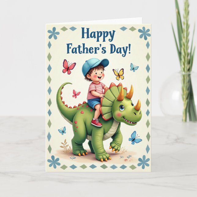Joyful Herbivore Fathers Day Card (Front)