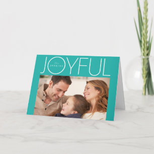 JOYFUL HOLIDAY   Add Your Photo Card
