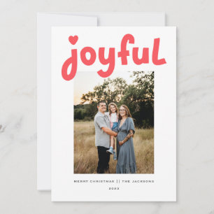 Joyful  holiday card