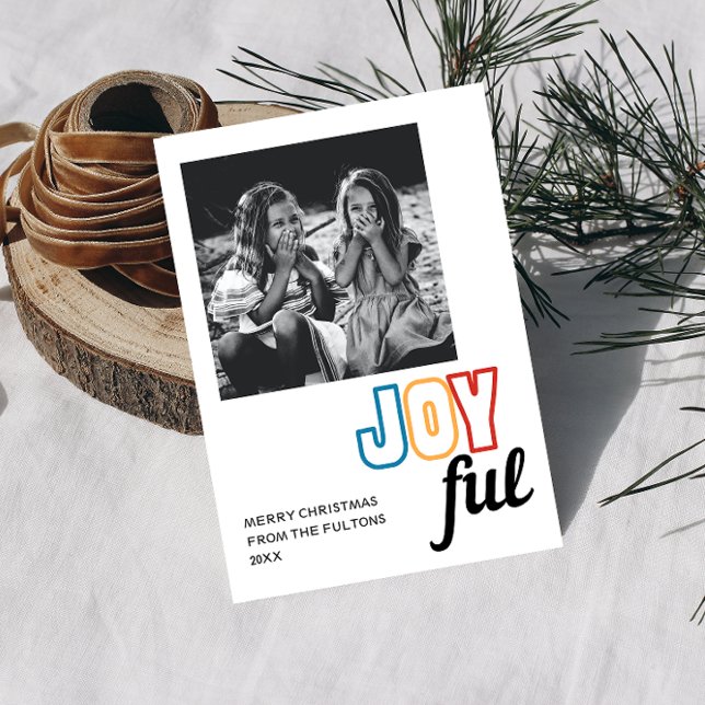 Joyful Holiday Card | Vertical (Creator Uploaded)