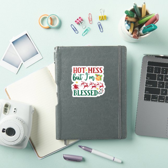 Joyful Holiday Christmas Sticker (iPad Cover)