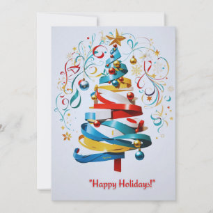 Joyful Holiday Christmas Tree : Carte de voeux