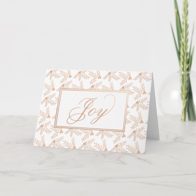 Joyful Holiday Folded Card (Front)