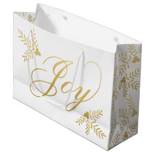 Joyful Holiday Large Gift Bag