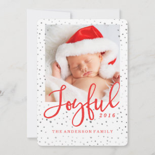 Joyful   Holiday Photo Card