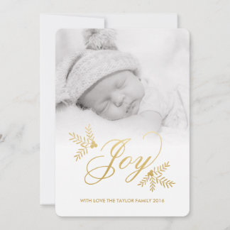 Joyful Holiday Photo Card