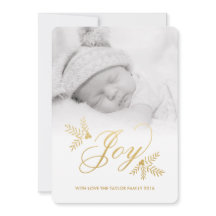 Joyful Holiday Photo Card