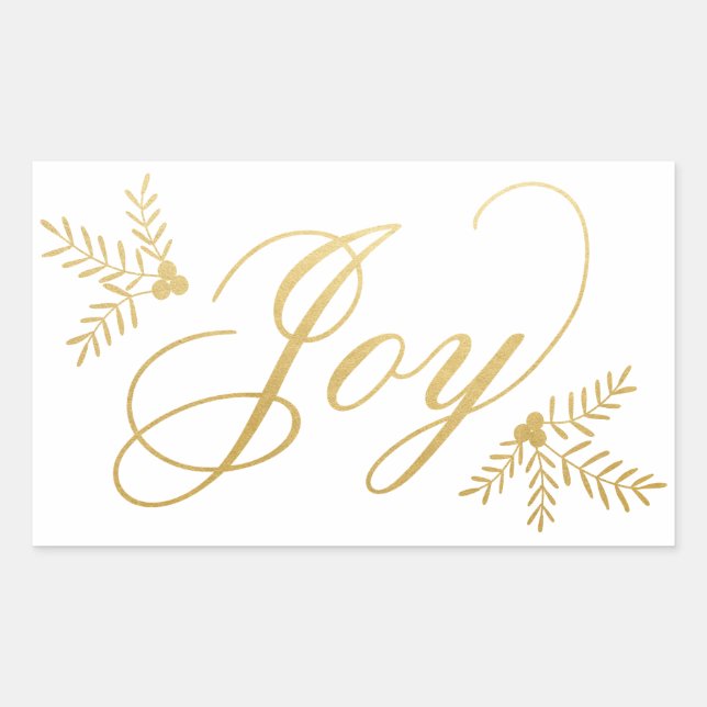 Joyful Holiday Sticker (Front)