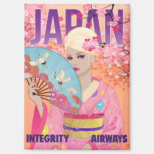 Joyful in Japan Magnet